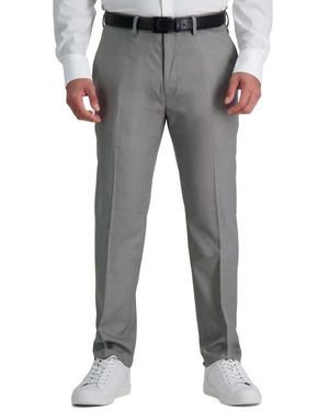 Kenneth Cole Sharkskin Slim Fit Stretch Dress Pant - Gray