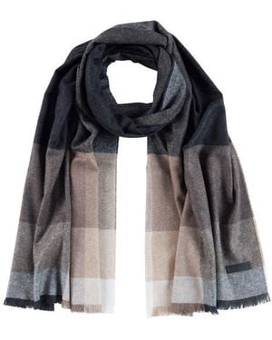 Bruno Magli Silk & Cashmere Blend Scarf - Black