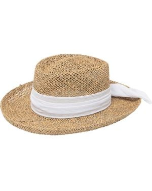San Diego Hat Seagrass Straw Upf 50+ Gambler Hat - Natural