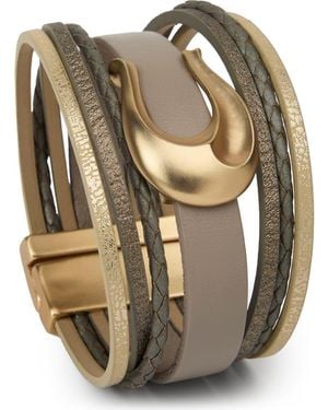 Saachi Horseshoe Charm Multistrand Bracelet - Multicolor