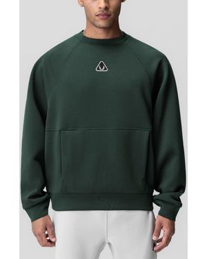 ASRV Dri-Core Oversize Crewneck Sweatshirt - Green