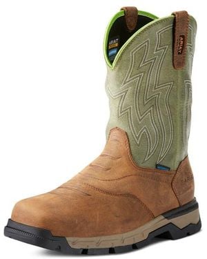 Ariat Rebar Flex Waterproof Western Boot - Green