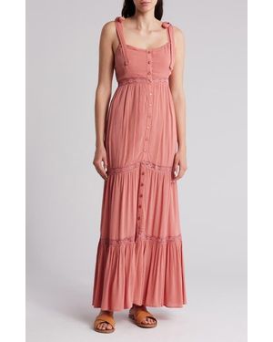 Love By Design Sicily Lace Tiered Maxi Dress