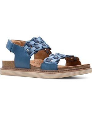 Clarks Arwell Glide Sandal - Blue