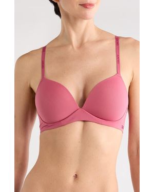 DKNY Wireless T-Shirt Bra - Pink