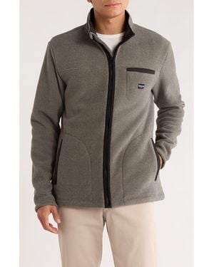 Hurley Mixed Media Full Zip Jacket - Gray