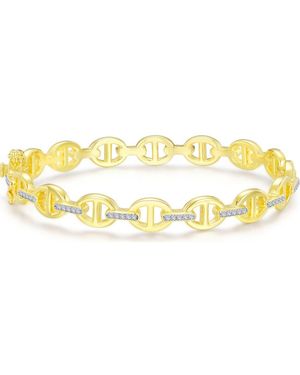 Lafonn Anchor Chain Bangle Bracelet - Metallic