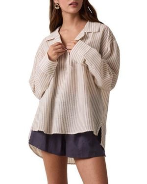 Wishlist Striped Long Sleeve Shirt - Multicolor