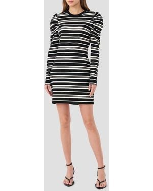 Rebecca Minkoff Janine Long Sleeve Dress - Black