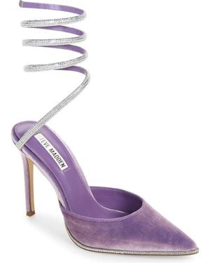 Steve Madden Emerson Ankle Wrap Pump - Purple