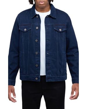Xray Jeans Slim Washed Denim Jacket - Blue
