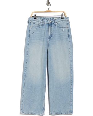 Rag & Bone Lori Mid Rise Nonstetch Crop Jeans - Blue