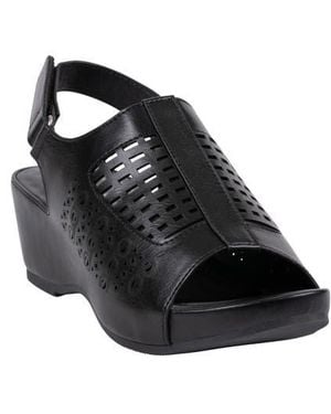 Good Choice New York Mahina Wedge Sandal - Black