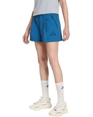 adidas Z.N.E. Woven Stretch Nylon Shorts - Blue