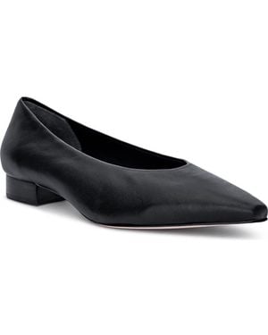 L'Agence Suzanne Pointed Toe Flat - Blue