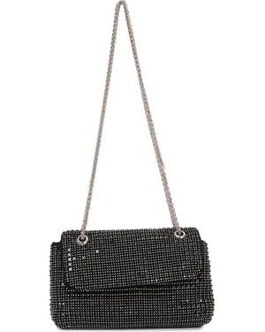 BERNESS Rhinestone Crossbody Bag - Black
