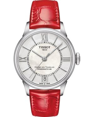 Tissot Chemin Des Tourelles Watch T0992071611800 Leather (Archived) - Red