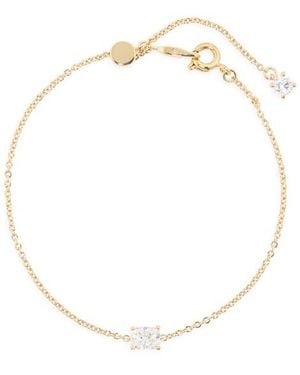 Nadri Modern Love Cz Bracelet - White