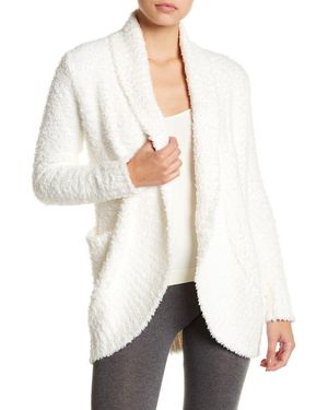 Honeydew Intimates Open Front Knit Cardigan - White