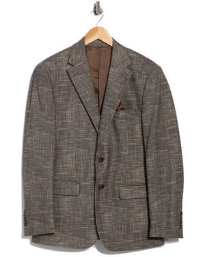 Duchamp Slim Fit Stretch Knit Sport Coat - Brown