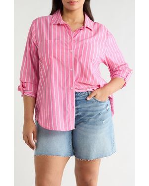 Beach Lunch Lounge Angel Popover Shirt - Red
