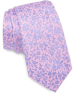 Tommy Hilfiger Beverley Floral Tie - Purple