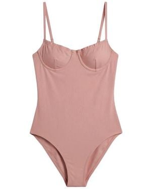 Onia Marilyn Underwire One-Piece Swimsuit - Pink