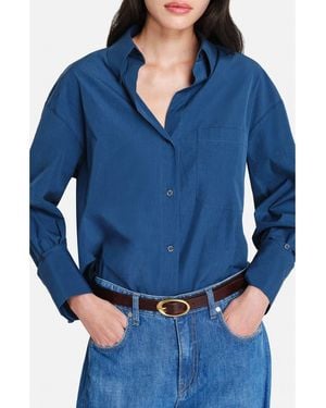 Twp J.D. Cotton Shirt - Blue