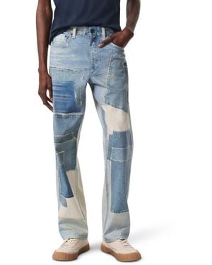 Rag & Bone Rb Miramar Fit 4 Canvas Straight Leg Jeans - Blue