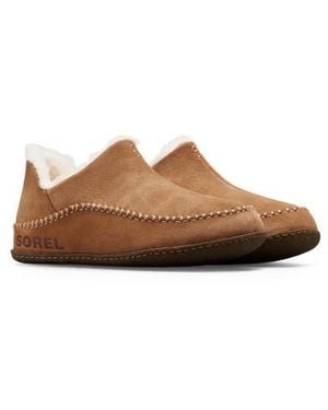 Sorel Manawan Ii Faux Fur Lined Slipper - Brown