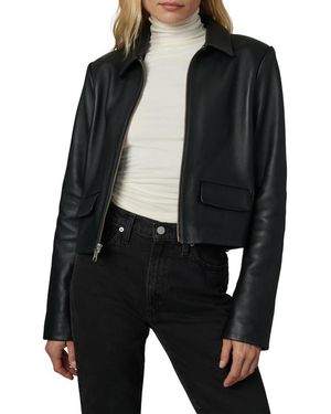 Joe's Jeans The Dani Michelle Maren Leather Jacket - Black