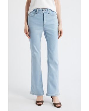 Anne Klein Leo High Waist Bootcut Jeans - Blue