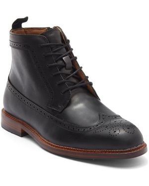 Steve Madden P-Ely Wingtip Boot - Black
