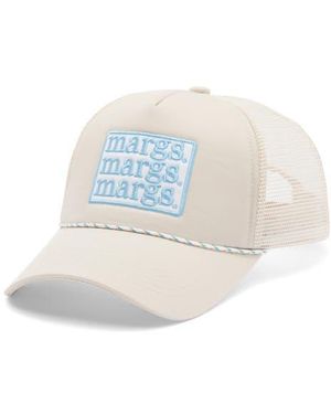 Worn/West Margs Patch Trucker Hat - White
