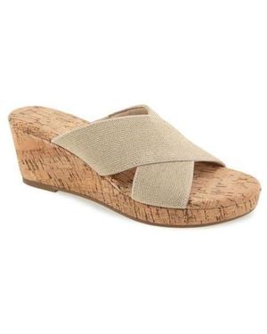 Kensie Jule Slide Sandal - Natural