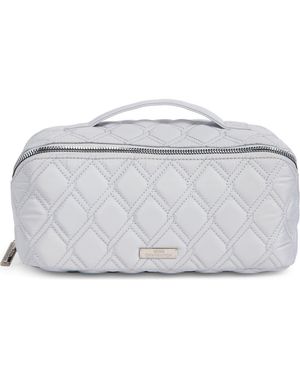 BCBGMAXAZRIA Quilt Fold Out Zip Case - Metallic