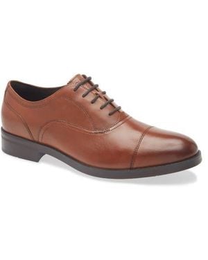 Cole Haan Newmark Grand Cap Toe Oxford - Brown