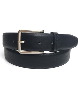 Vince Camuto Textured Leather Belt - Black