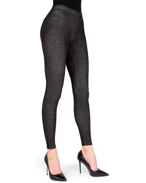Memoi Simple Leggings - Black