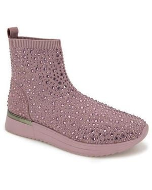 Kenneth Cole Cameron Jewel High Top Sneaker - Purple