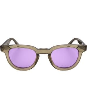 Retrosuperfuture 53Mm Round Sunglasses - Purple