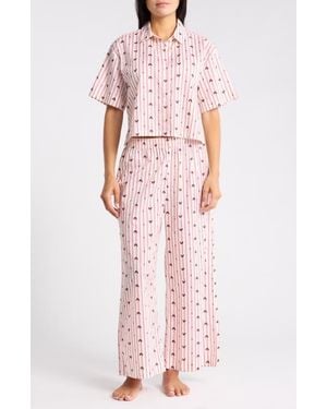 Abound Lightweight Cotton Pajamas - Pink