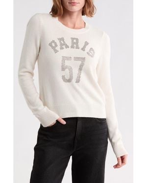 Cinq À Sept Paris 57 Embellished Sweater - White