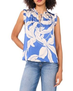 売れ筋商品|||パーカー カットソー トップス レディース Women's The Margot Paisley-Print Ruffled Top Robins Egg Parker The Margot Paisley-print Ruffled Top in Blue | Lyst