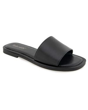 Splendid Dolly Slide Sandal - Black