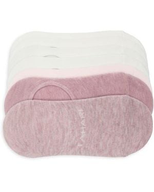 Tahari 7-Pack Heathered Liner Socks - Pink