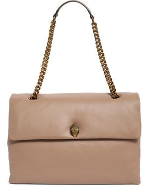 Kurt Geiger Xxl Kew Leather Bag - Brown