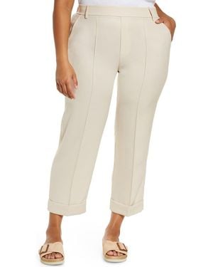 Vince Tapered Cuff Pull-On Pants - Natural