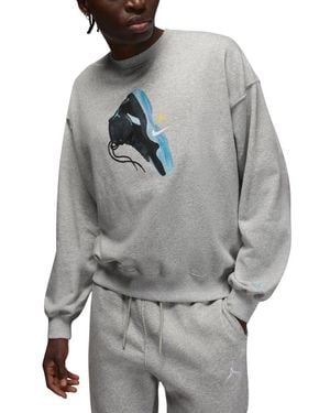 Nike Graphic Fleece Sweatshirt - Gray