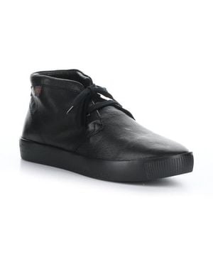 Softinos London Fly Leather Sial Bootie - Black